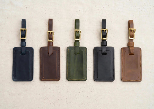 The Leather Luggage Tag