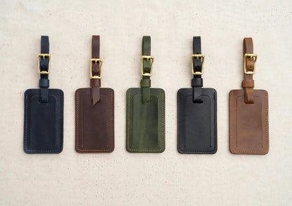 The Leather Luggage Tag