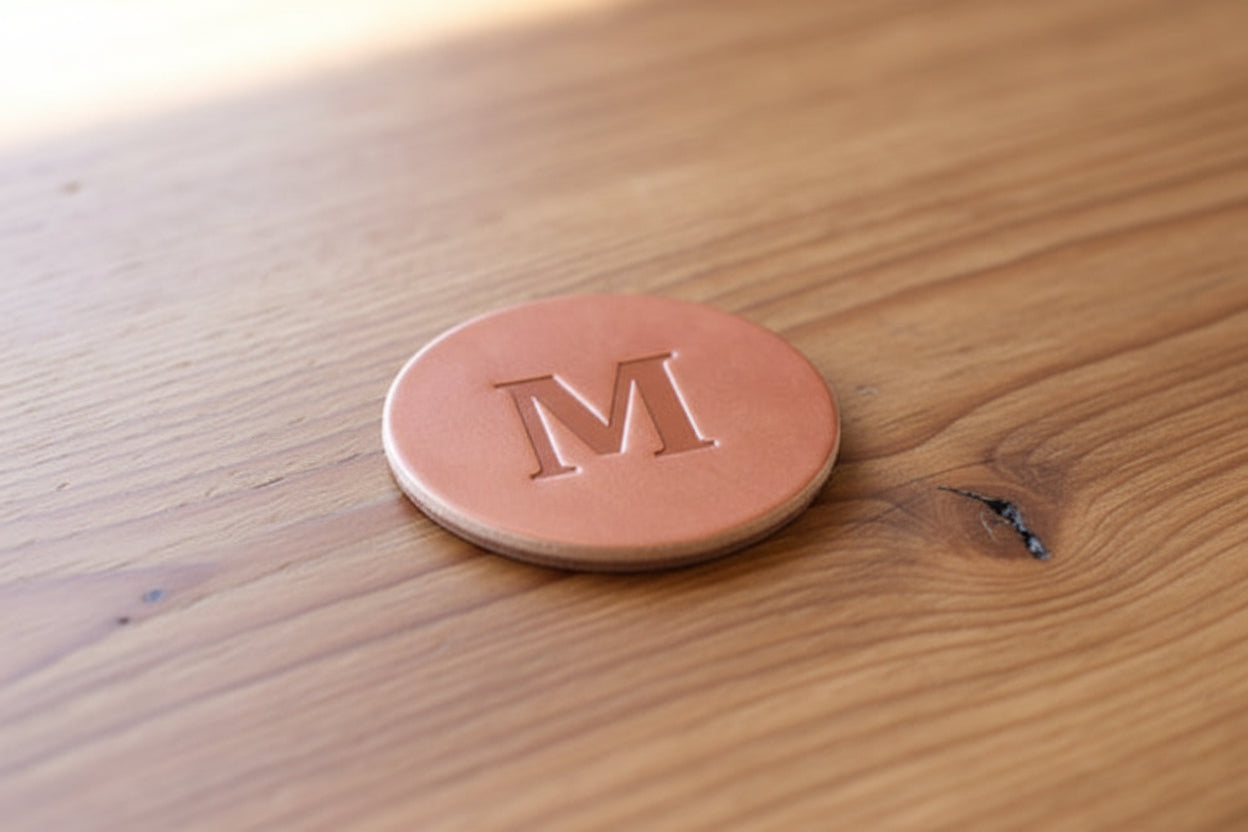 The Leather Coaster Set