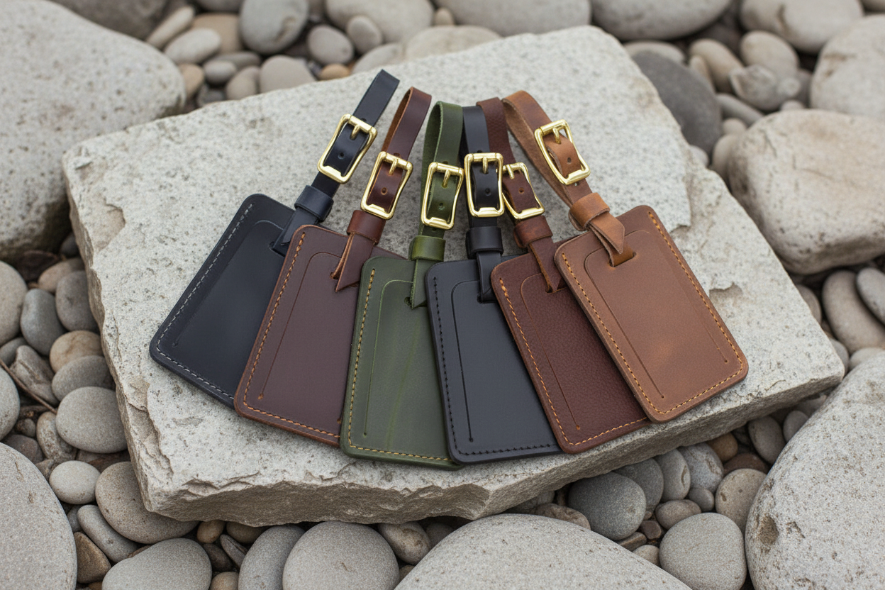 The Leather Luggage Tag