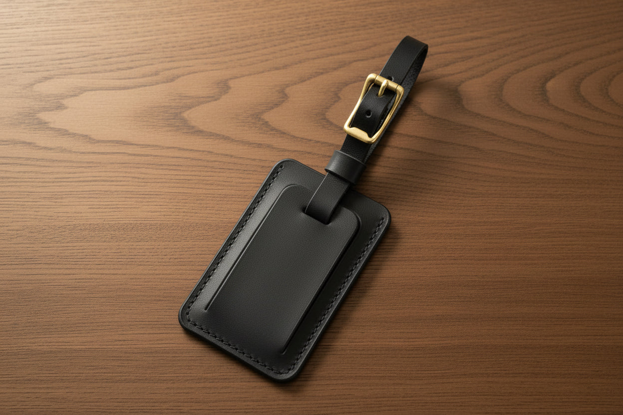 The Leather Luggage Tag