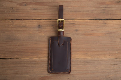 The Leather Luggage Tag