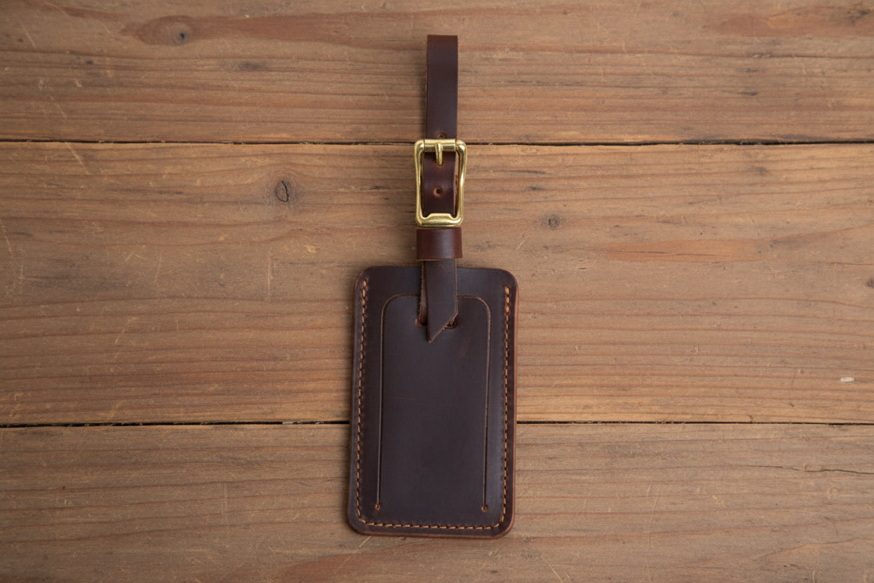The Leather Luggage Tag