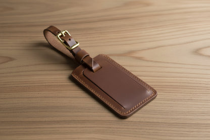 The Leather Luggage Tag