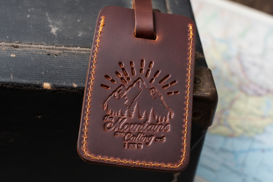 The Leather Luggage Tag