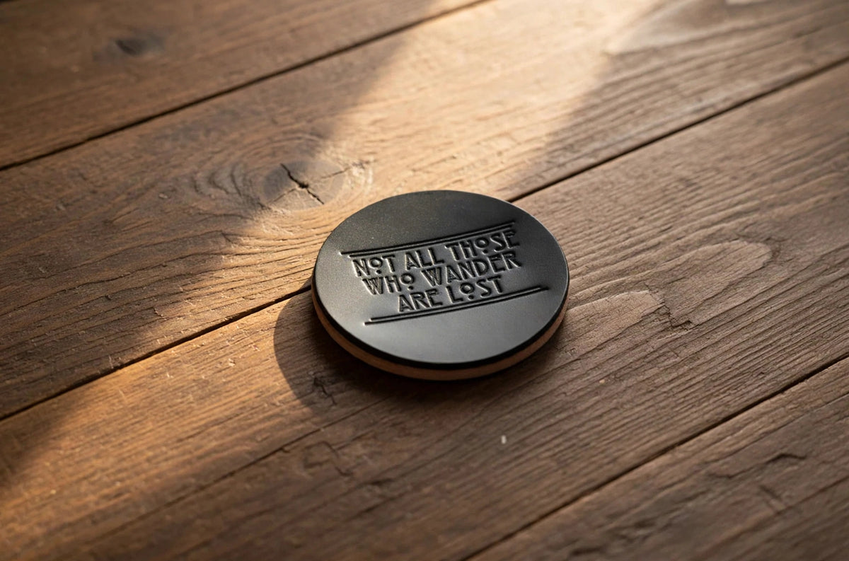 The Leather Coaster Set