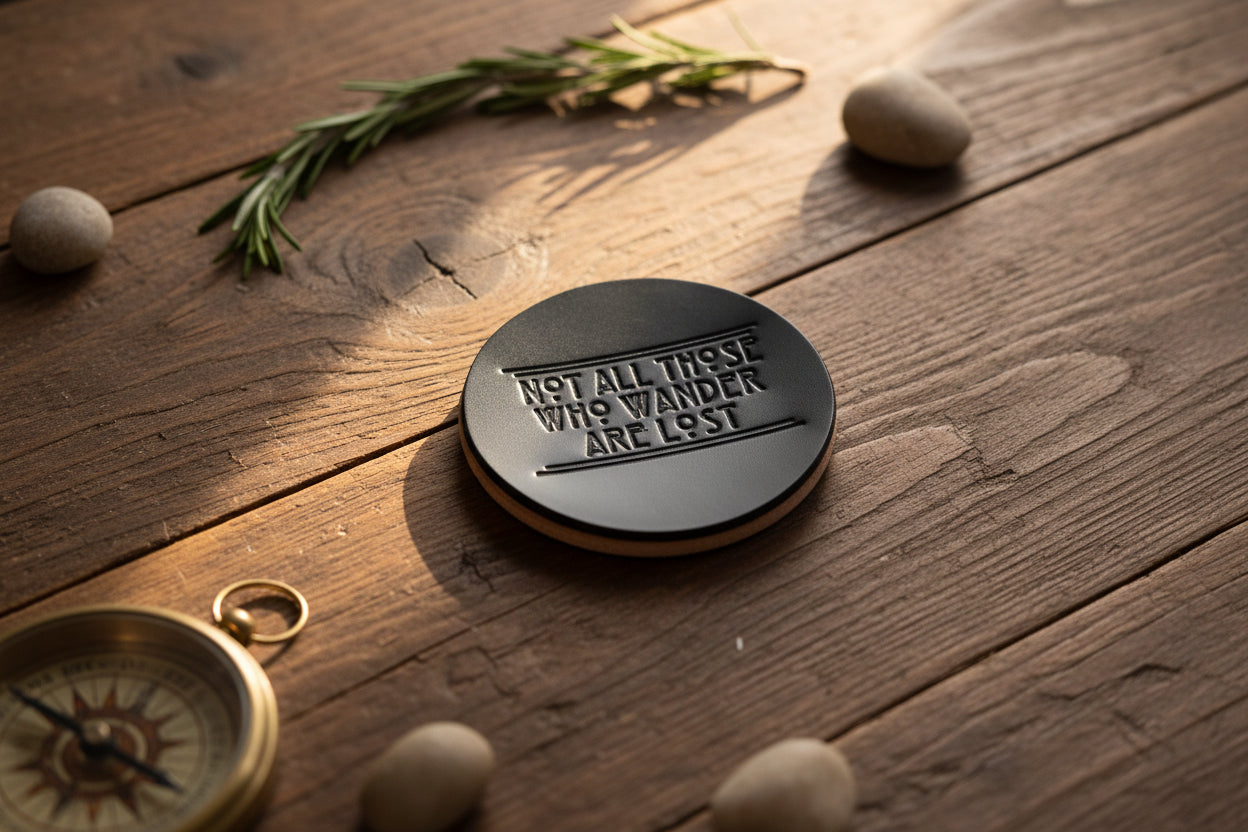 The Leather Coaster Set