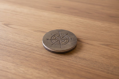 The Leather Coaster Set